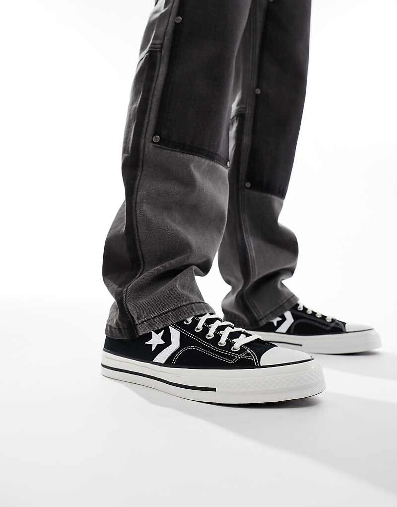 Converse – Star Player 76 Ox – Черная спортивная обувь — фото 3