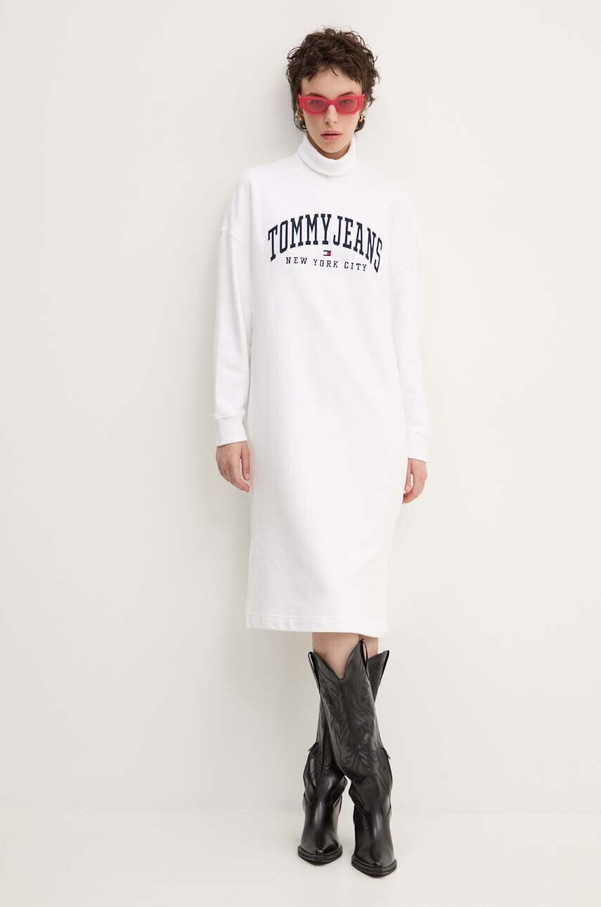 

Хлопковое платье Tommy Jeans, белый