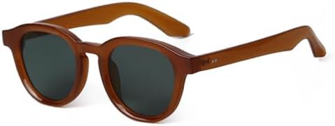 

Классические солнцезащитные очки 2026 года, синие, серые, квадратной формы, с круглой оправой для вождения, мужские, с защитой от УФ-излучения UV400,5,u MTZJH, One Color