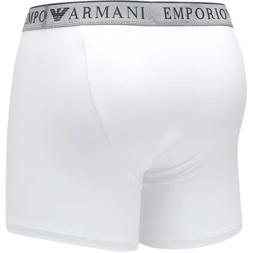 Боксеры EMPORIO ARMANI EA7, 2 шт., белый+черный — фото 4