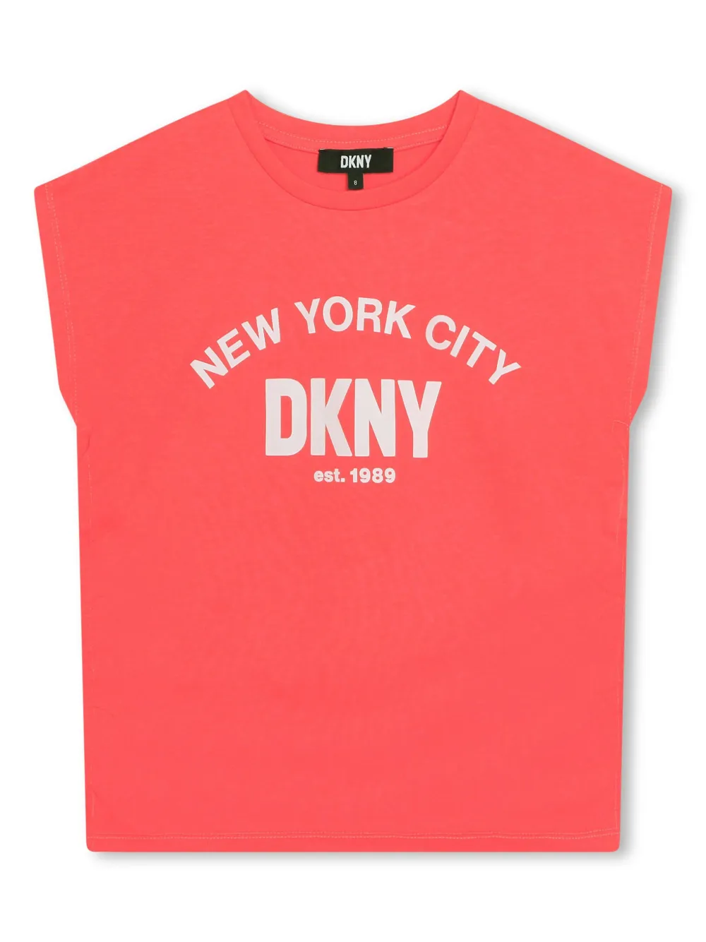 

Топ с логотипом Dkny Kids, розовый