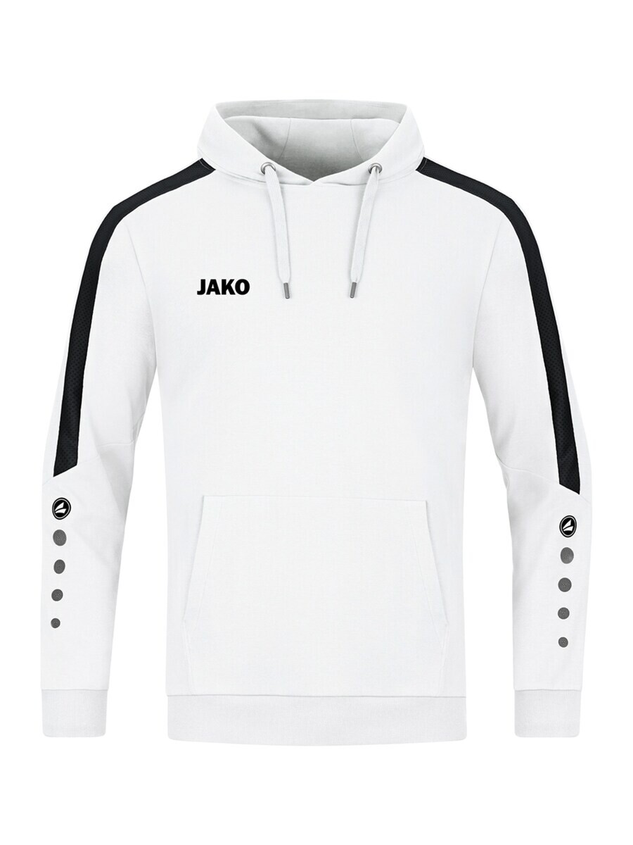 Свитер с капюшоном на молнии JAKO Athletic Sweatshirt, белый