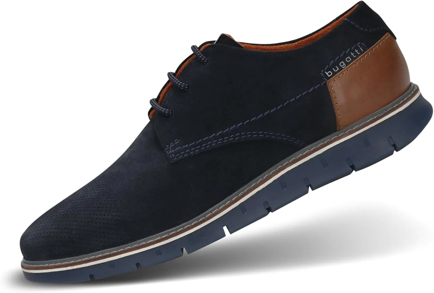Мужские туфли Bugatti 331-ARY02 на шнуровке, Dark Blue