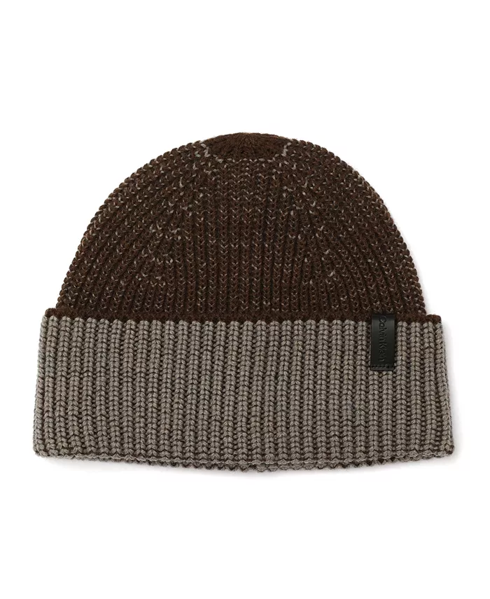 

Мужская шапка рыбака с цветными блоками Calvin Klein, коричневый