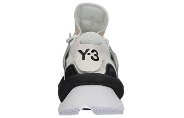 Кроссовки adidas Y-3 Kaiwa 'White Black', черный — фото 4