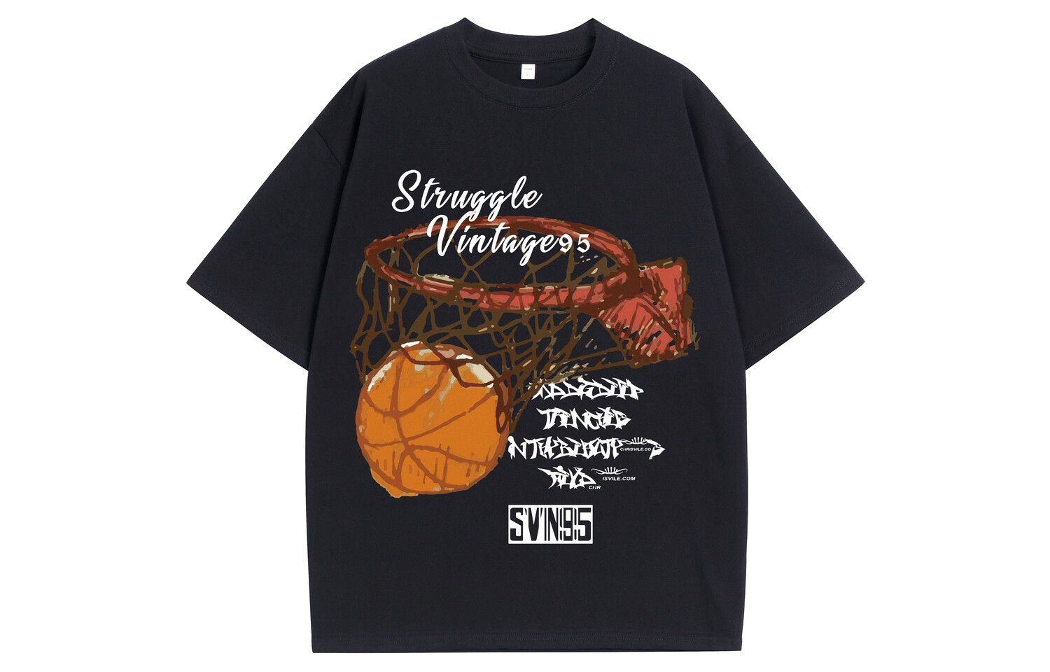 

Футболка унисекс Struggle vintage95, Темно-синий (2 шт.)