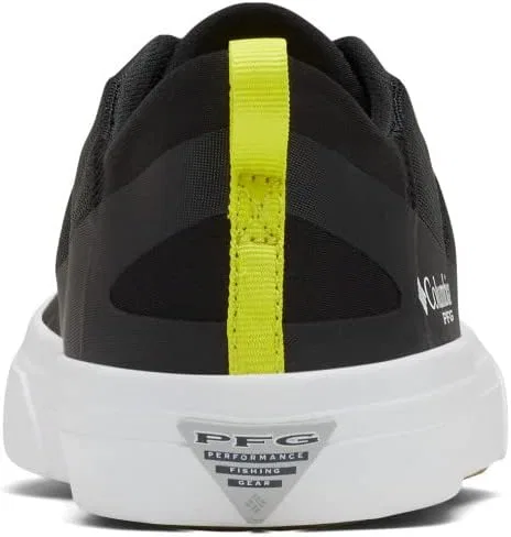 Мужские лодочные туфли Columbia Bonehead PFG, Black White — фото 4
