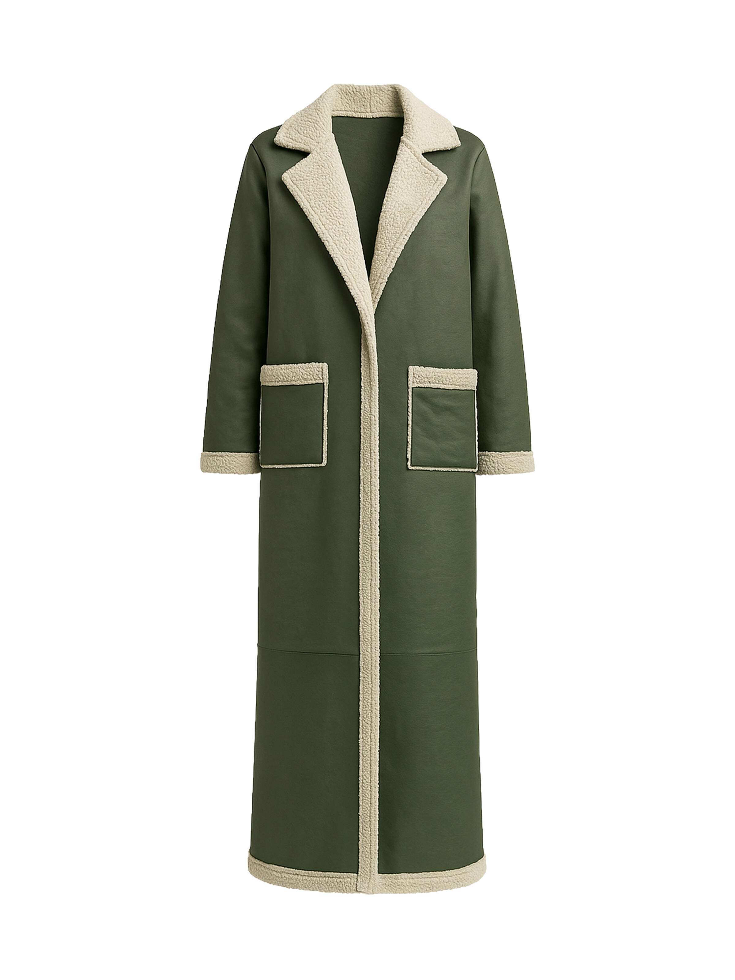 

Elara Межсезонное пальто цвета хаки