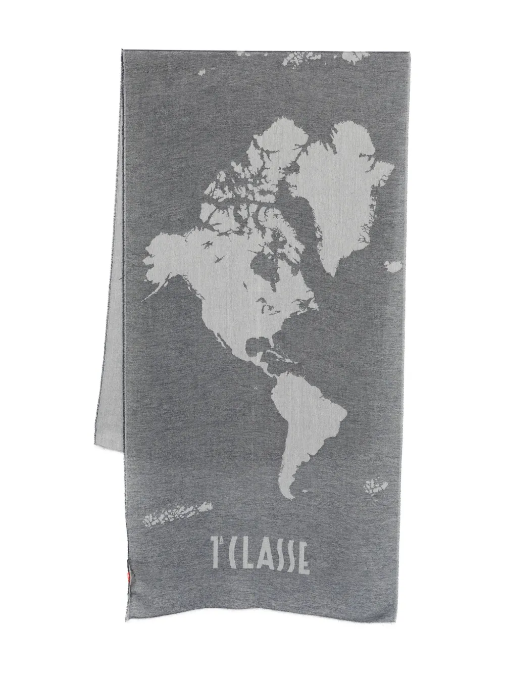 

Шарф с принтом карты Alviero Martini 1° Classe, серый