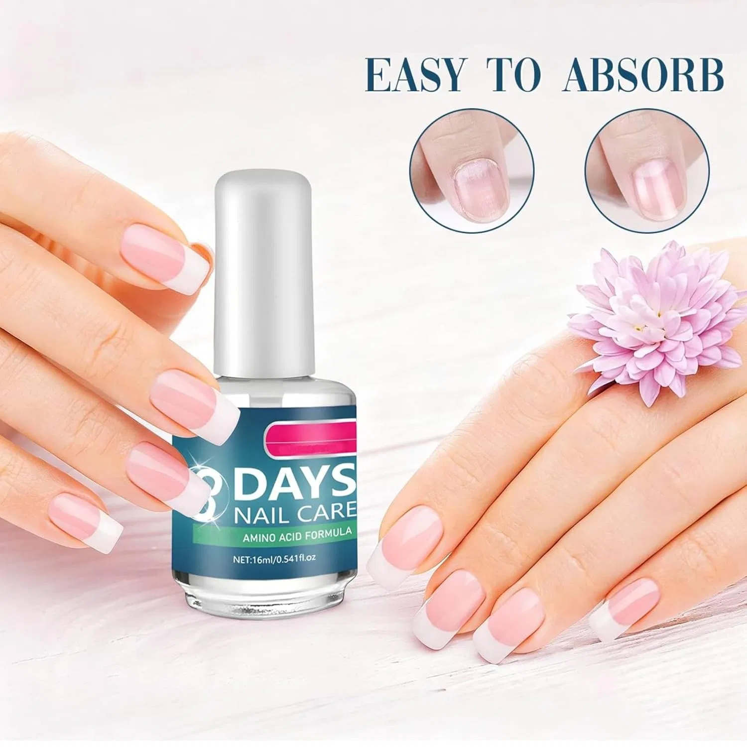 Масло для ногтей с кератином 3 Days Nail Care, 2 шт. Generisch — фото 3