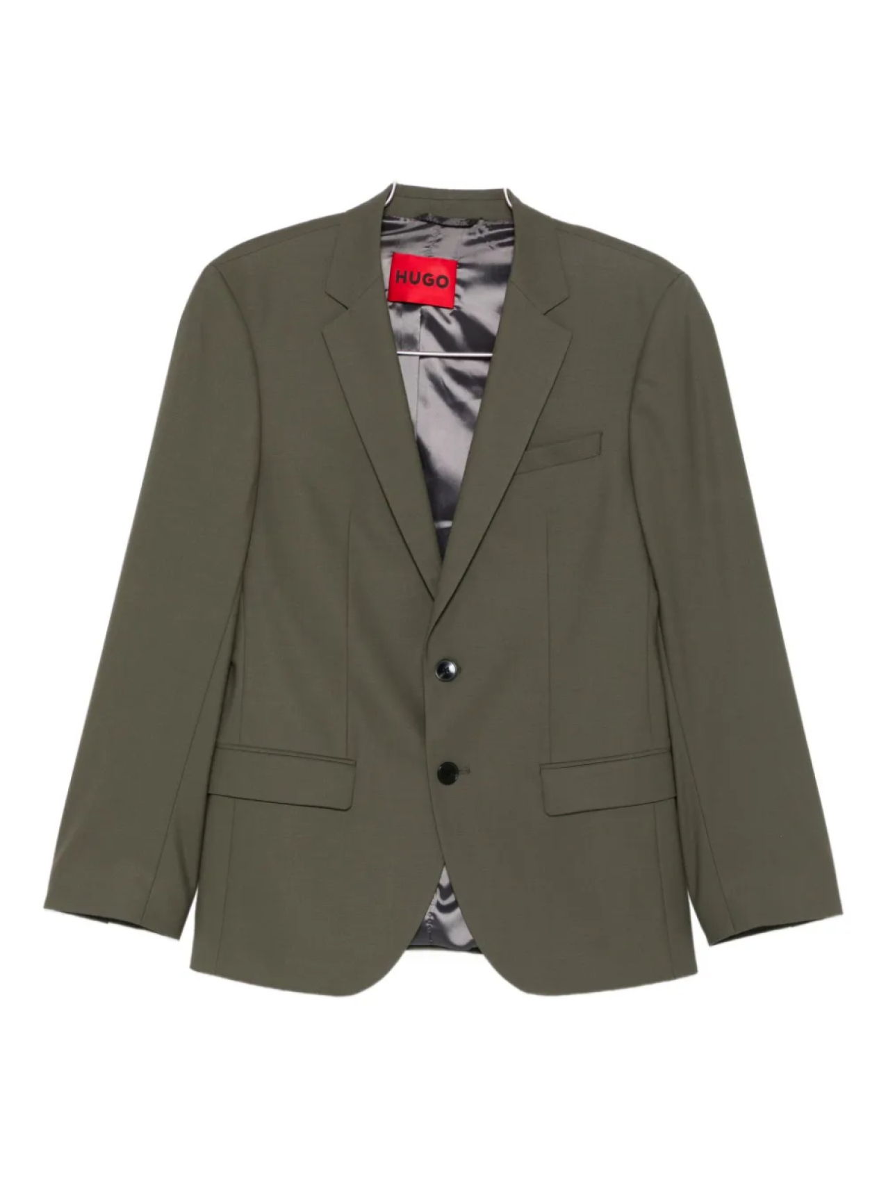 

Однобортный костюм BOSS, зеленый