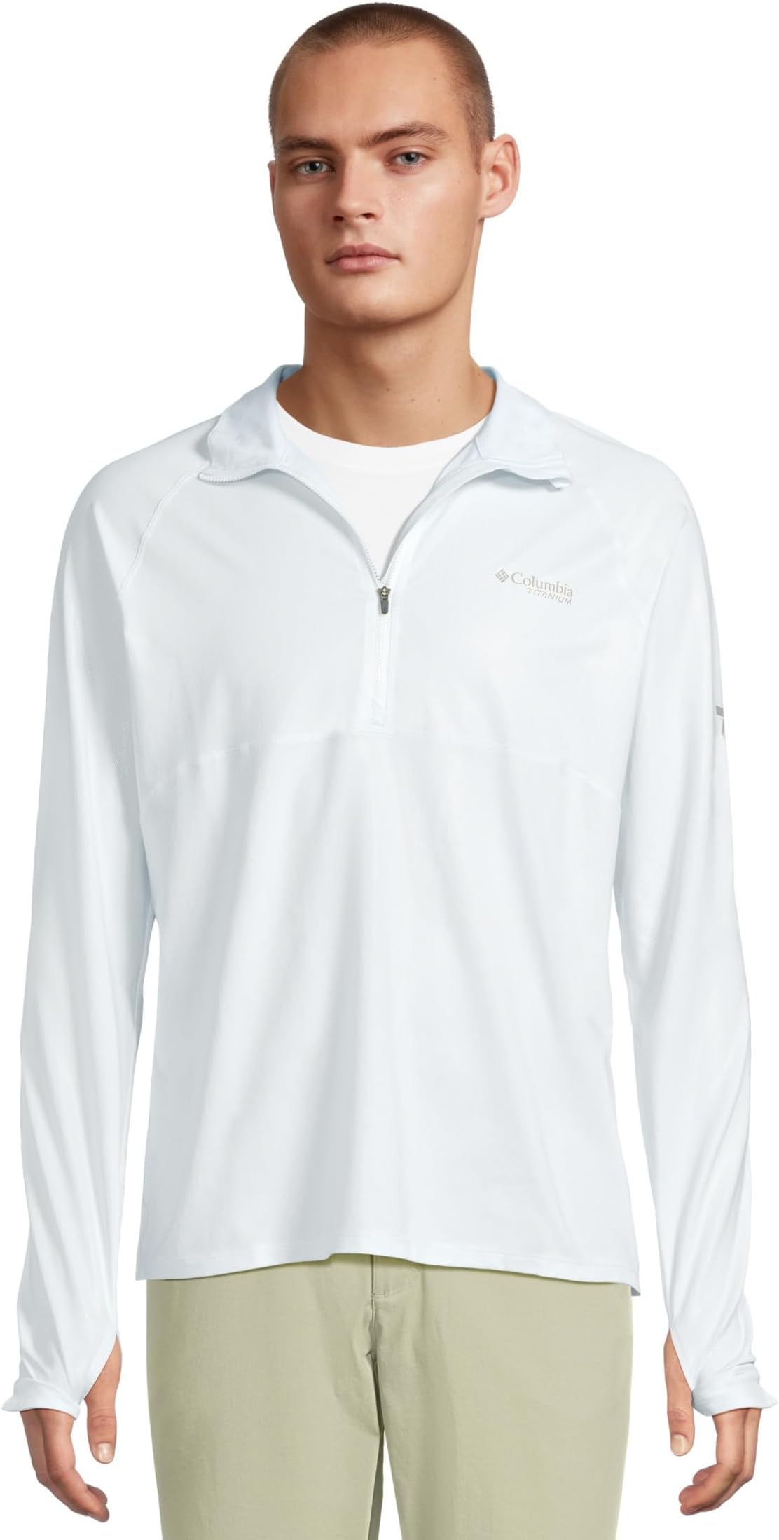 

Лонгслив Columbia Summit Valley Long Sleeve Half Zip, белый