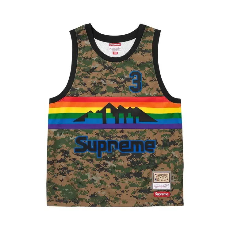 Футболка Supreme x Mitchell & Ness Teams Jersey, зеленый
