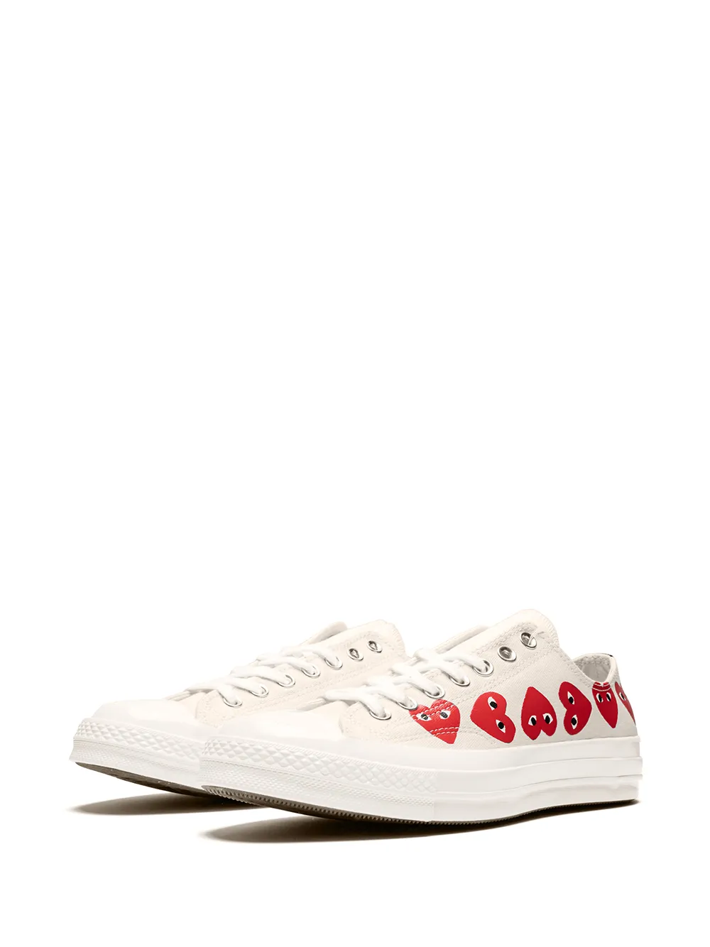 Кеды Chuck 70 из коллаборации с Comme des Garçons Comme Des Garçons Play X Converse, белый — фото 2