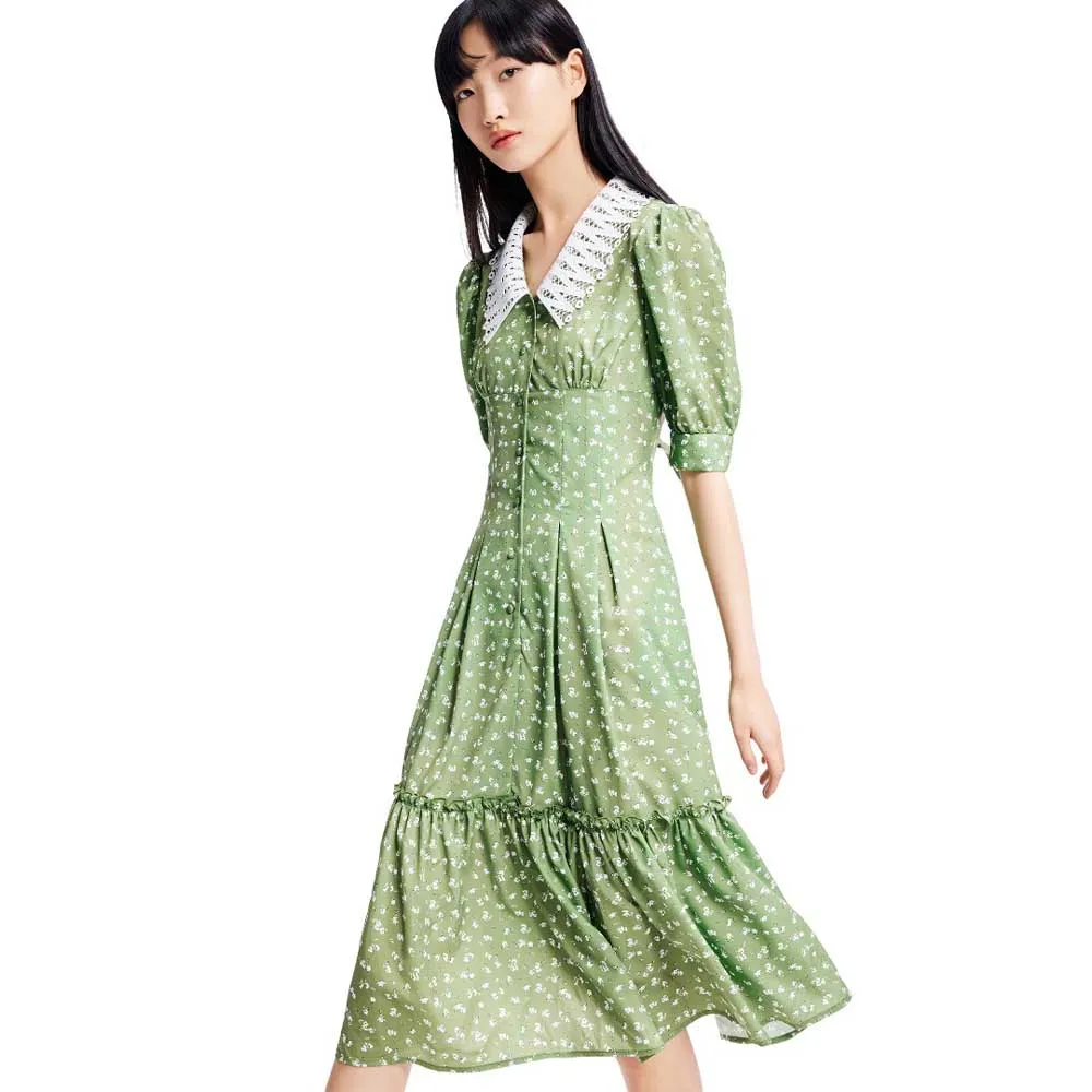 

Платье Lily French Lace, зеленый