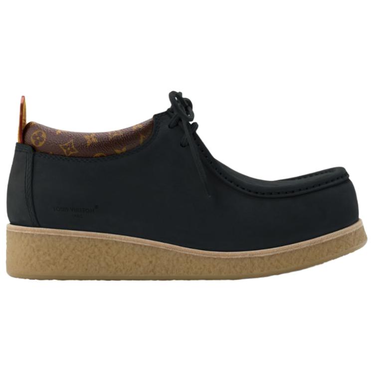 LOUIS VUITTON Кроссовки Casual Bubble Gum из кожи мужские черные — фото 3