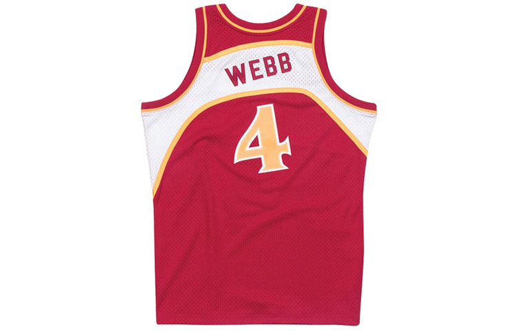 

Джерси и майка-топ Swingman Road «NBA Atlanta Hawks 86 Spud Webb» Mitchell Ness, красный