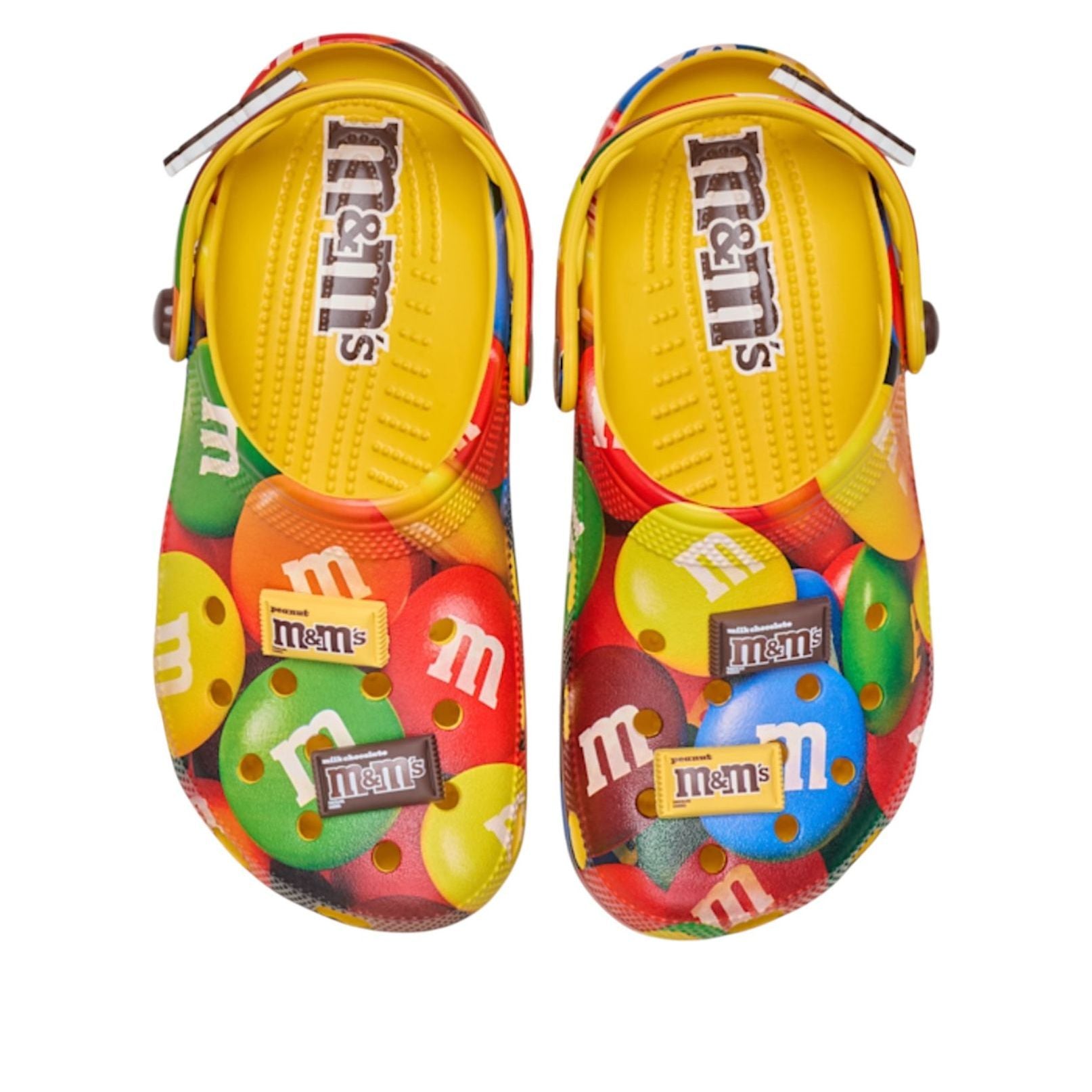 Классические сабо Crocs x M&M's «Подсолнечный многоцветный» — фото 3