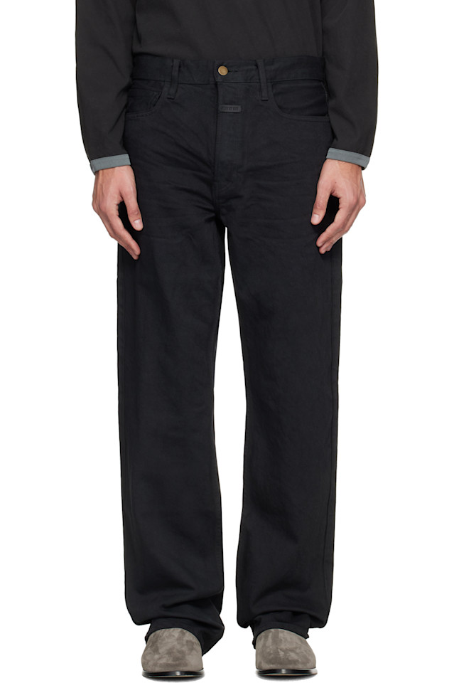 

Fear Of God Черные прямые джинсы с пятью карманами