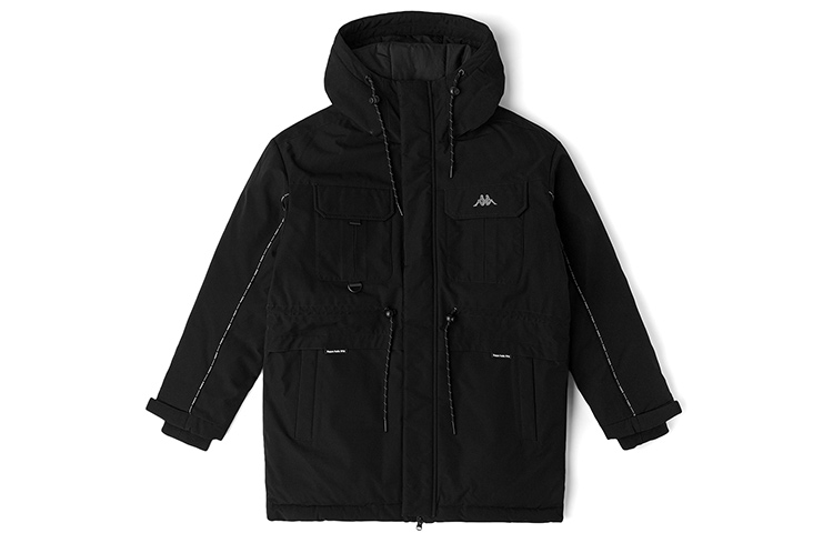 

Пуховик зимний женский Kappa, корейский белый-012