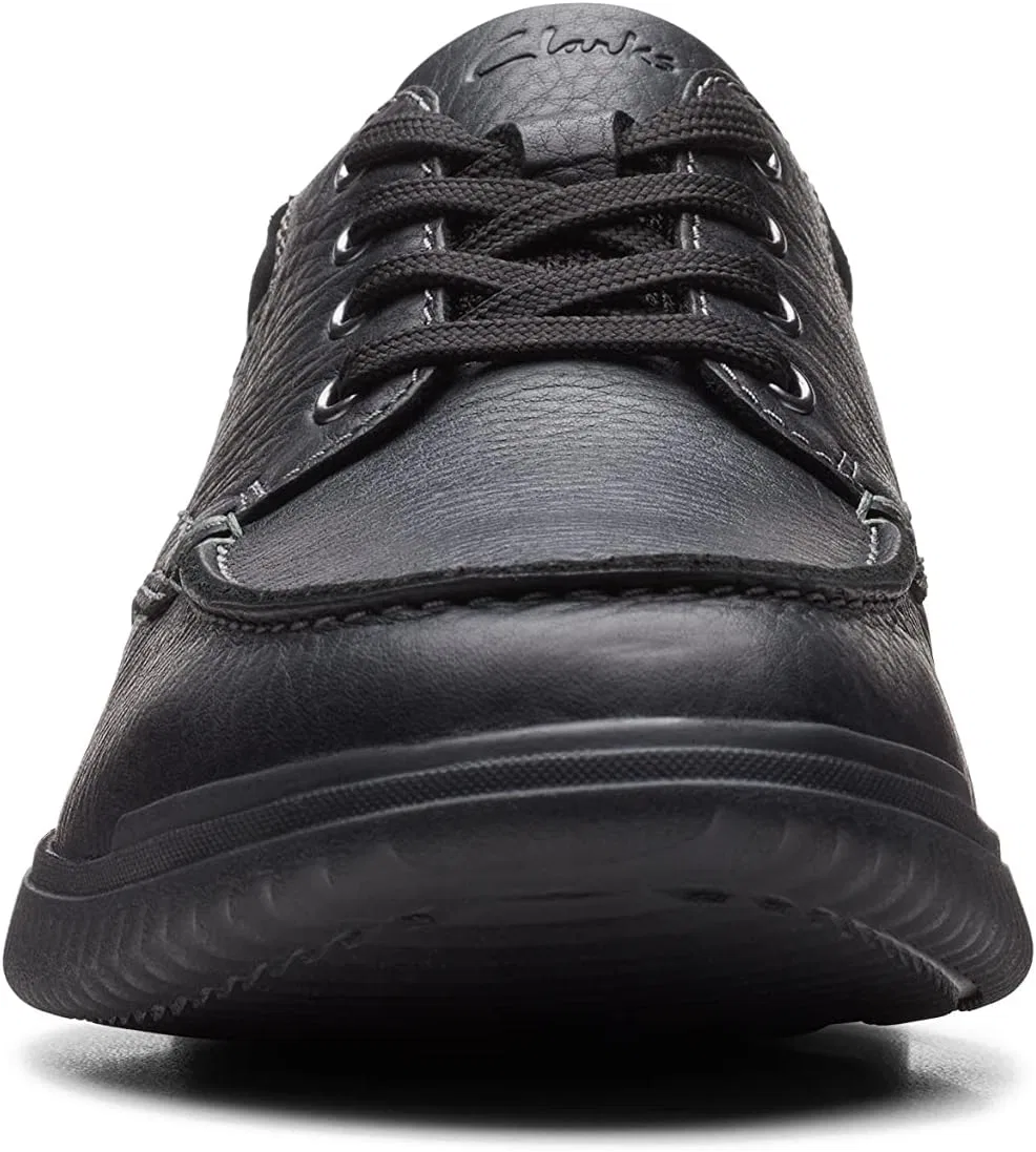 Мужские оксфорды Clarks Donaway Edge, Black (Black Leather) — фото 4