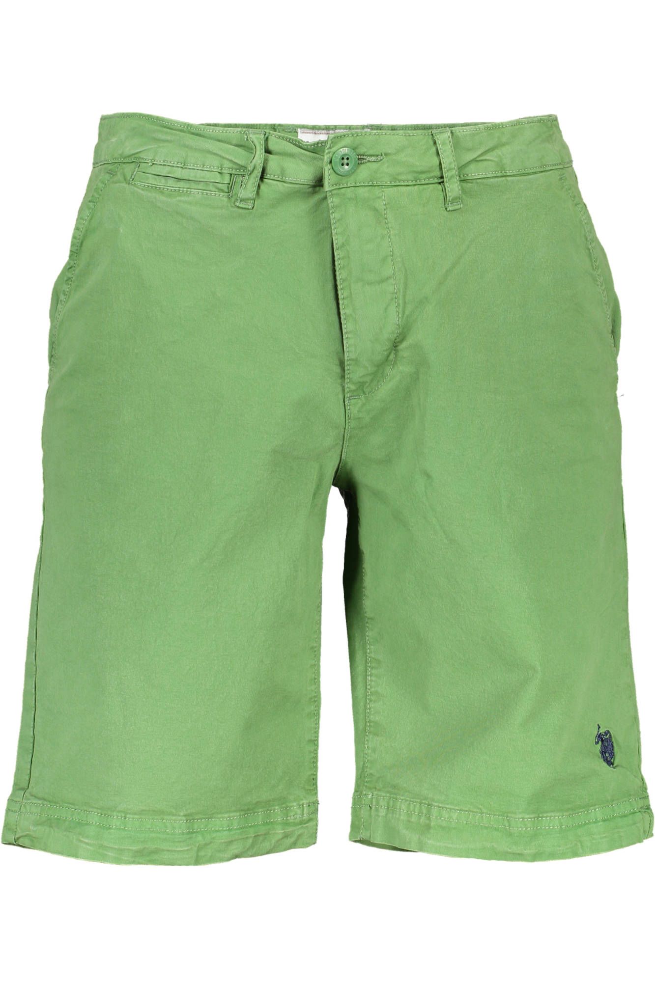 

Зеленые хлопковые мужские бермуды U.S. Polo Assn.