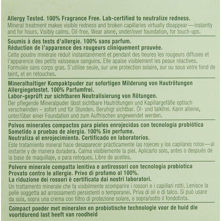 Clinique Компактная минеральная пудра Redness Solutions Instant Relief 11,6 г — фото 3