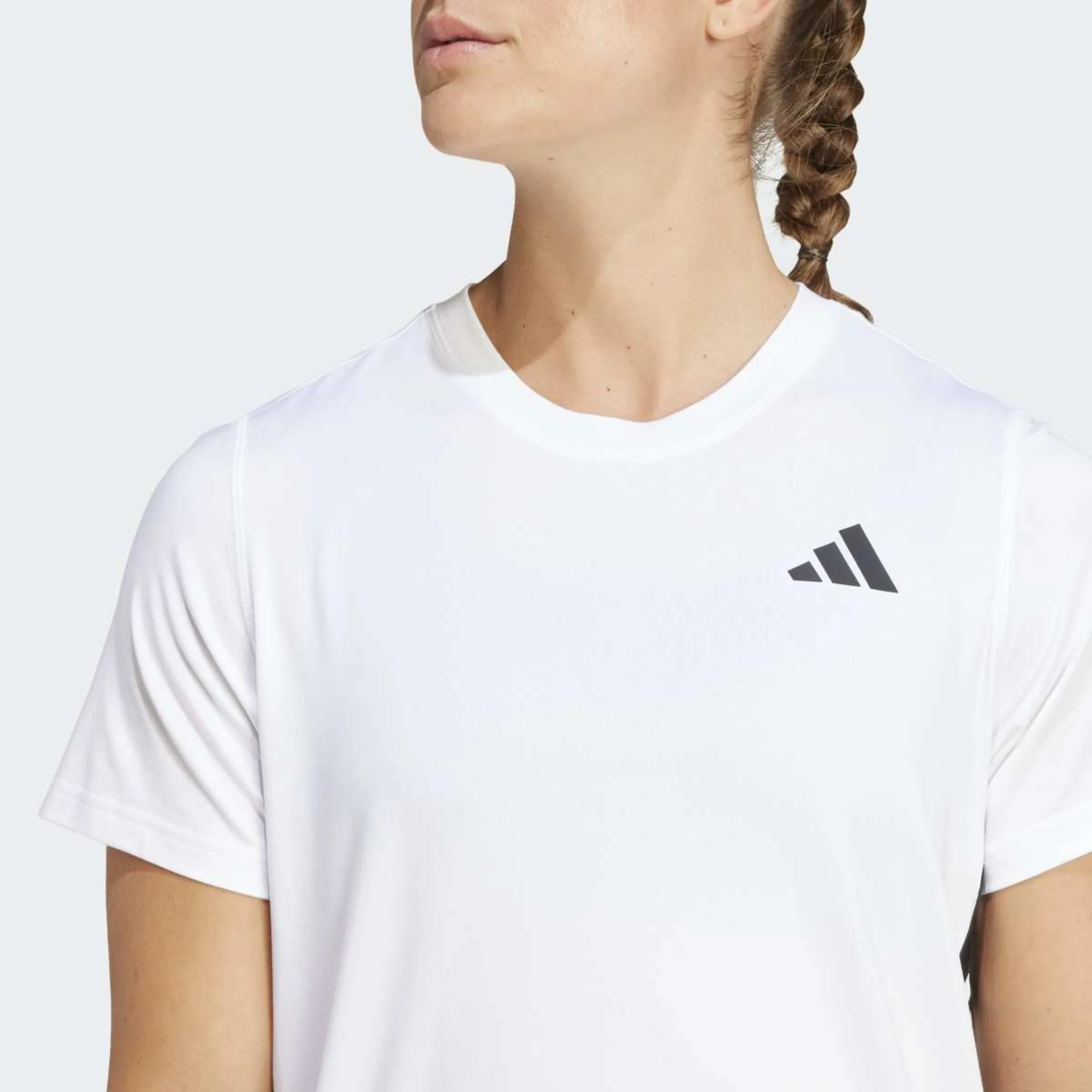 Женская футболка Train Essentials Workout 3 полосы Adidas, белый — фото 4