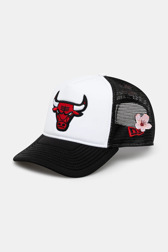 

Бейсболка nba flower trucker bulls New Era, черный