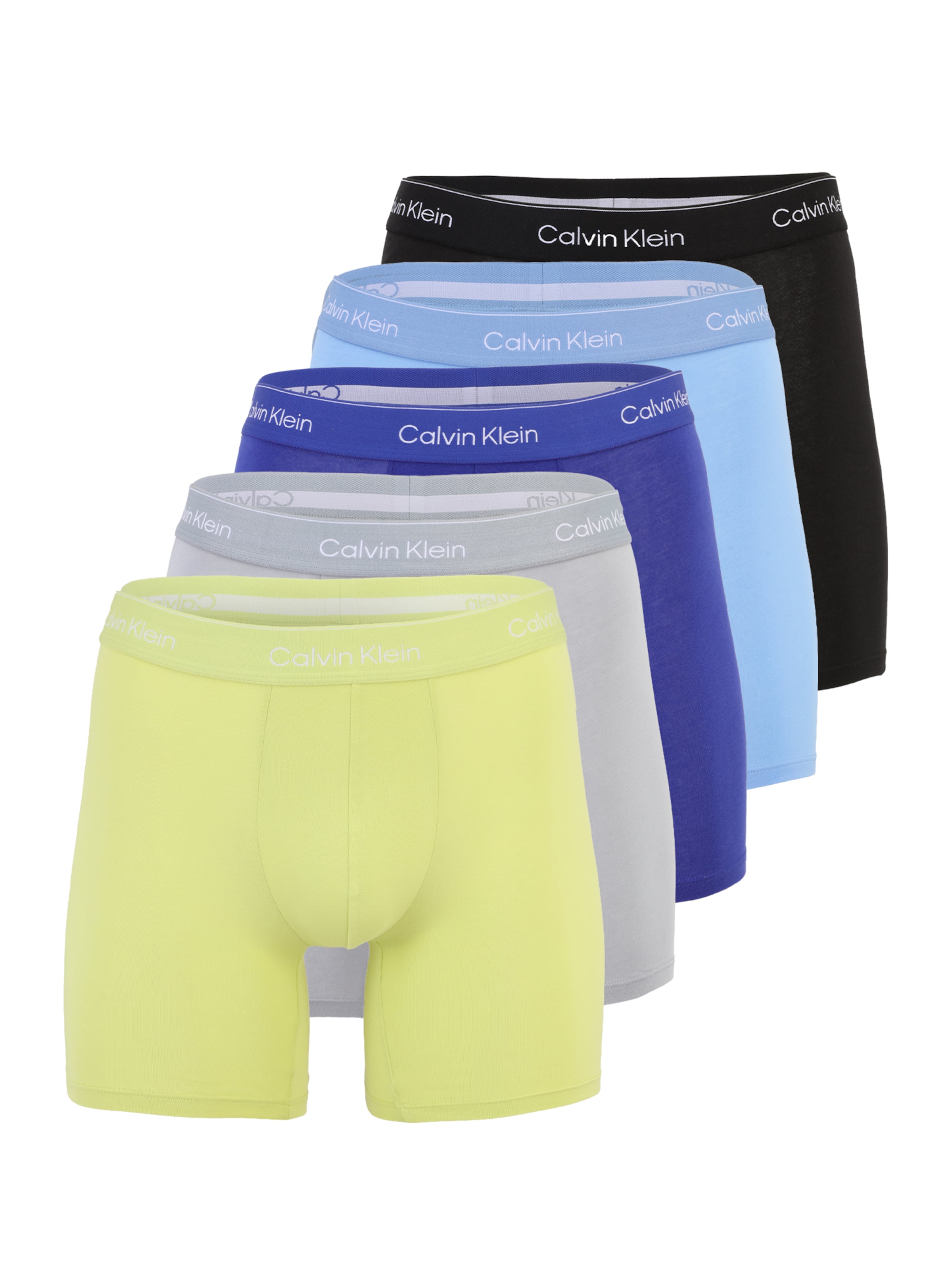 

Calvin Klein Underwear Боксеры в цветах Light Blue, Dark Blue, Limone, Grey, Black