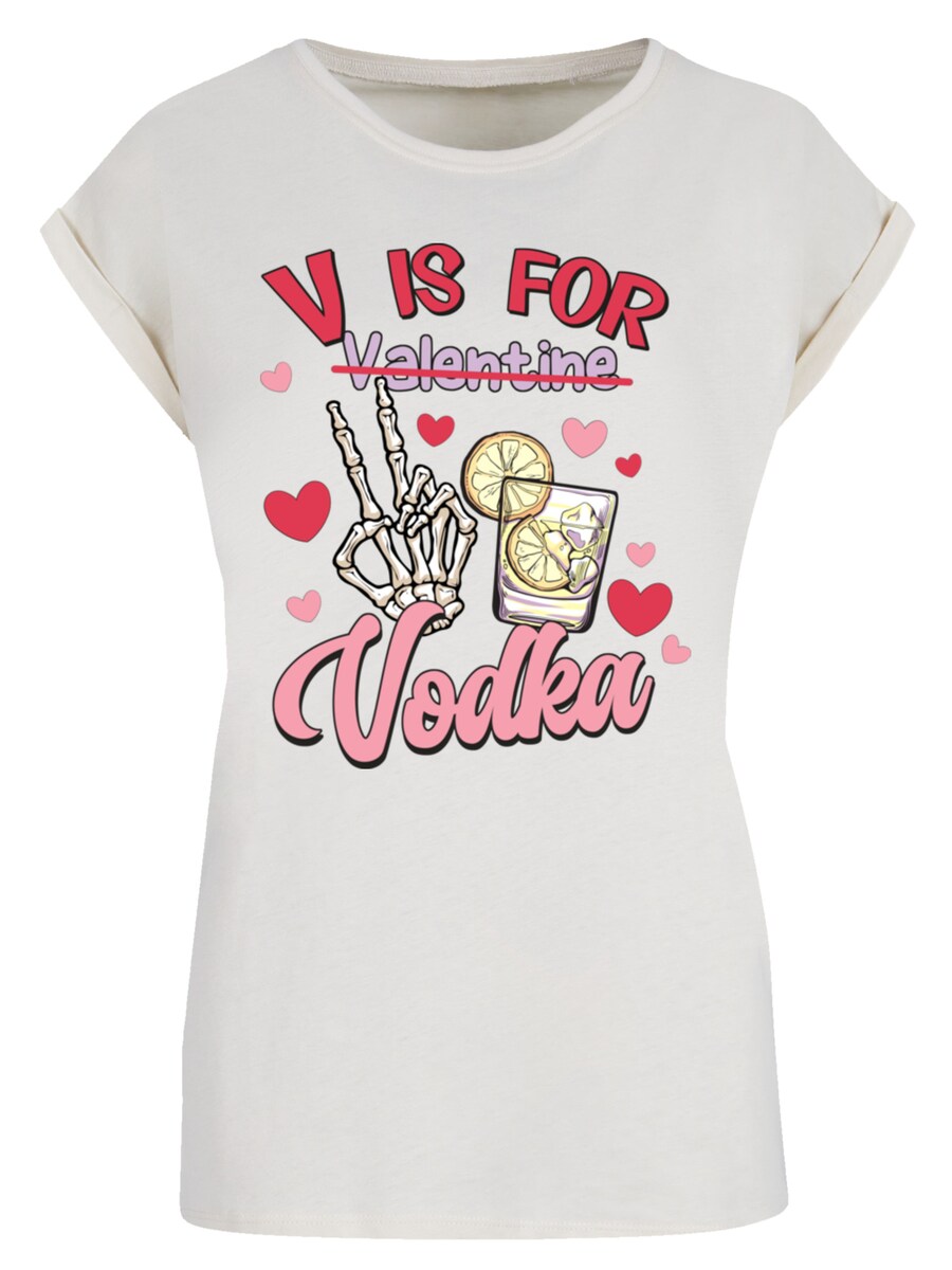 

Рубашка F4NT4STIC Anti Valentinstag V is for Vodka, песочный