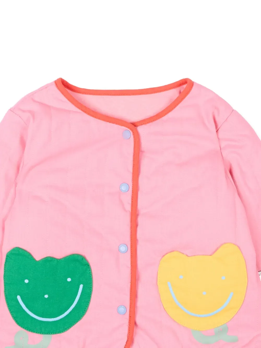 Куртка с аппликацией Stella McCartney Kids, розовый — фото 3