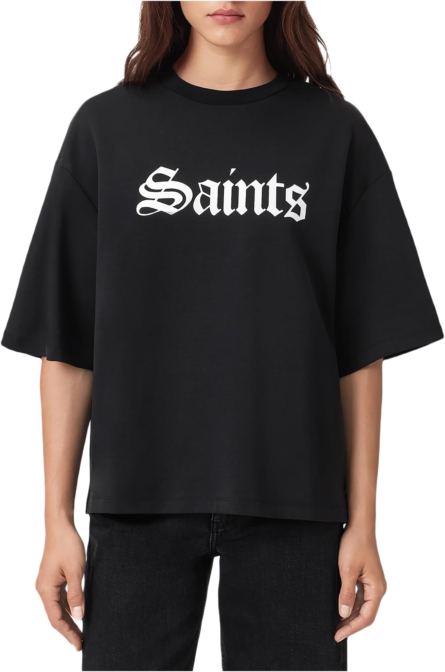 

Футболка AllSaints Saint Amelie Tee, черный