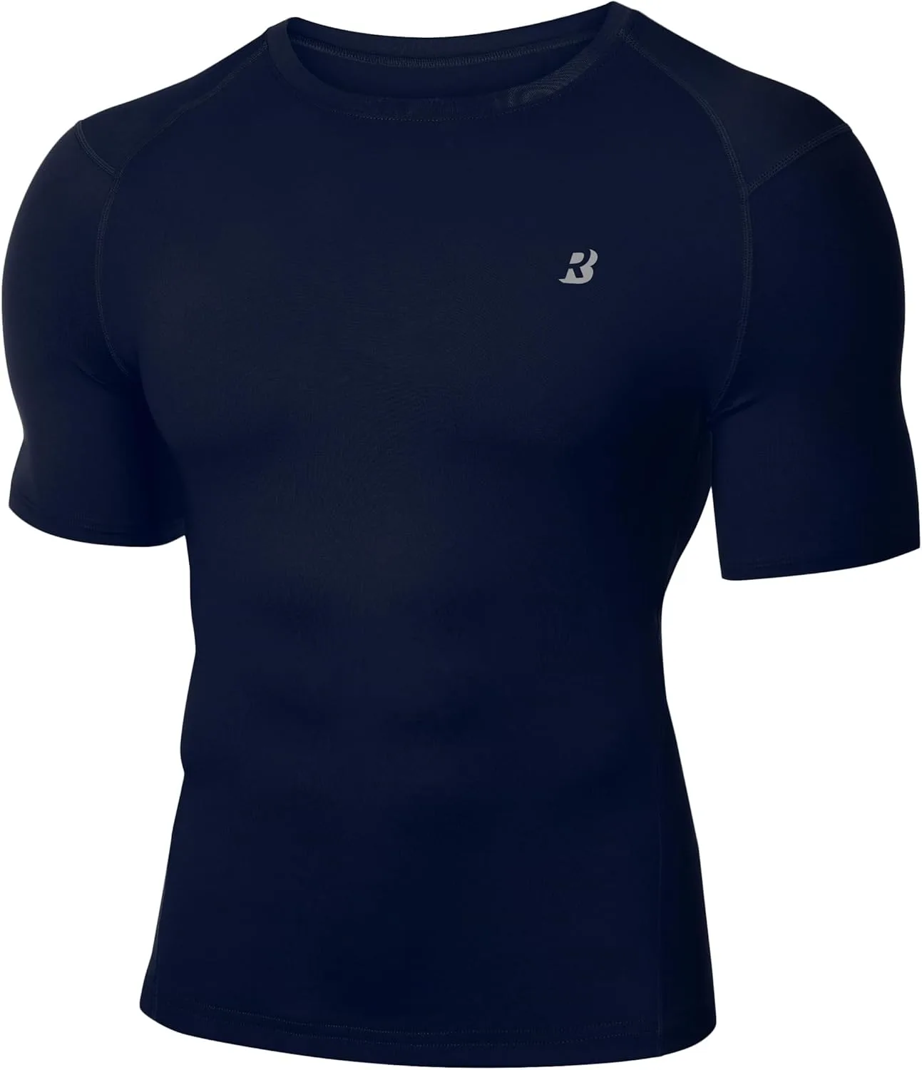 

Roadbox мужская компрессионная футболка с коротким рукавом, Cool Dry для спорта и тренировок