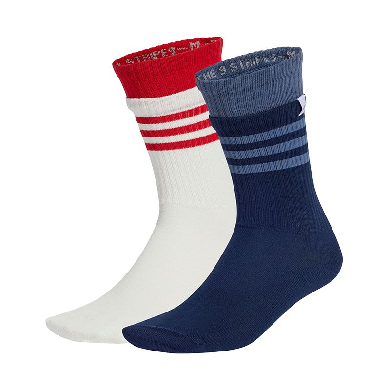 

Низкие носки унисекс 2 пары Adidas Originals, белый/синий