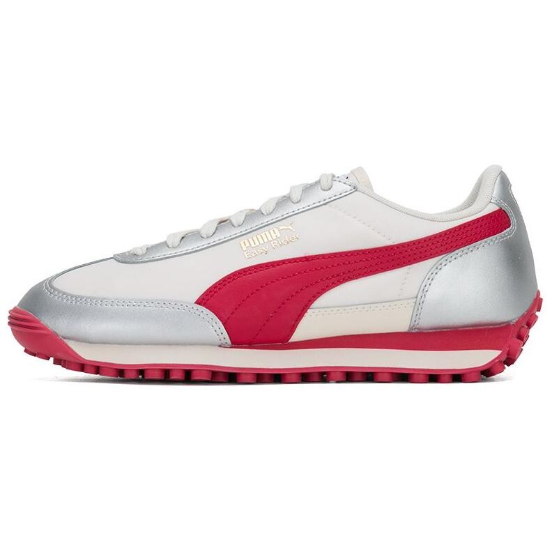 

Кроссовки Easy Rider Running унисекс с низким верхом серебристо-бело-красные Puma, Красный, Кроссовки Easy Rider Running унисекс с низким верхом серебристо-бело-красные Puma
