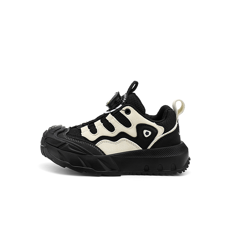 

Износостойкие дышащие низкие детские кроссовки для повседневной жизни Jeep, черный/белый