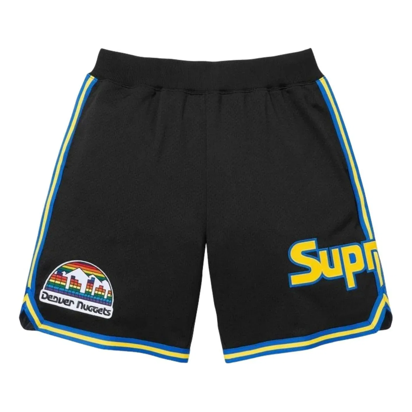 Баскетбольные шорты Supreme x Mitchell & Ness SS26 Teams, цвет «черный» SUP-SS26-282-BLK