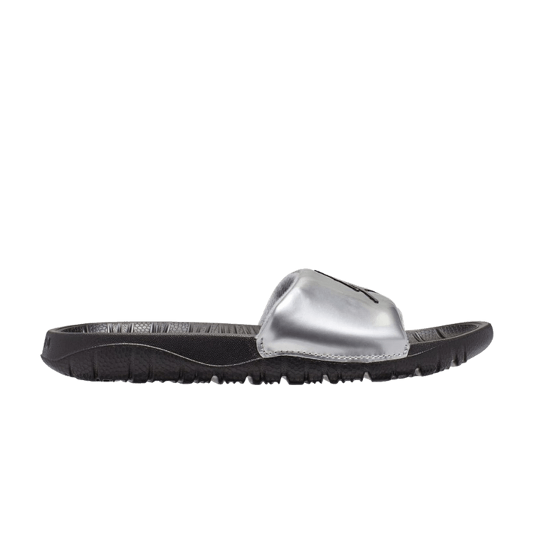 

Шлепанцы Jordan Break Slide GS 'Metallic Silver Black', серебряный