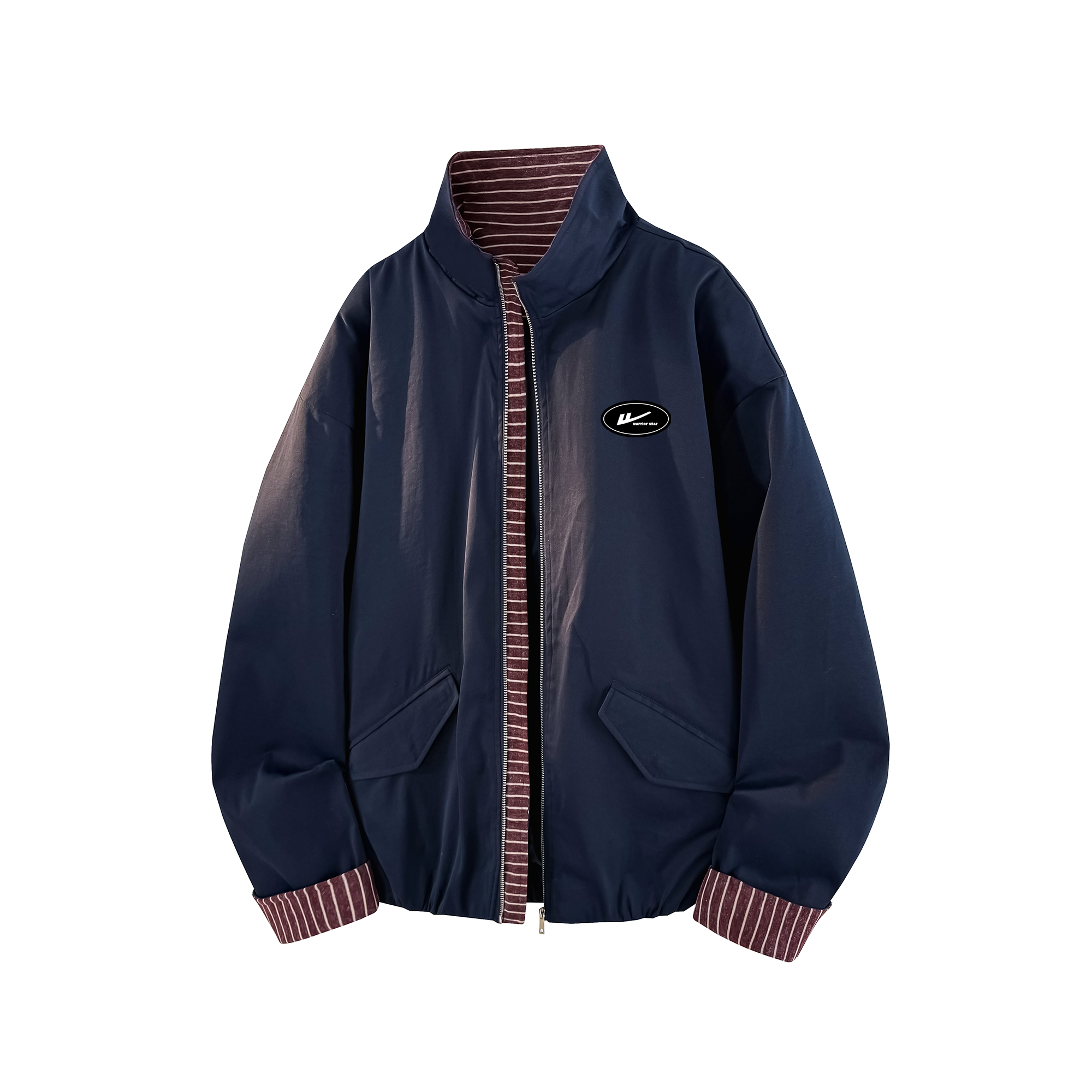 

Куртка Unisex Open Ended Smiling Collection WARRIOR, темно-синий (diy badge)