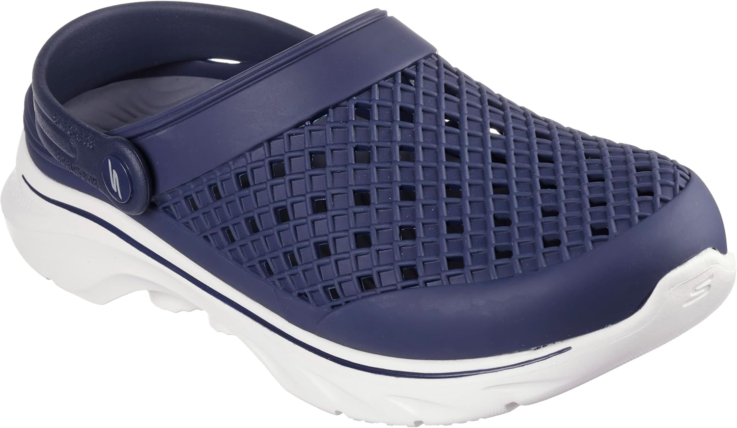 

Мужские слипоны Skechers Foamies Go Walk 7 - Ambition, белый/синий/темно-синий