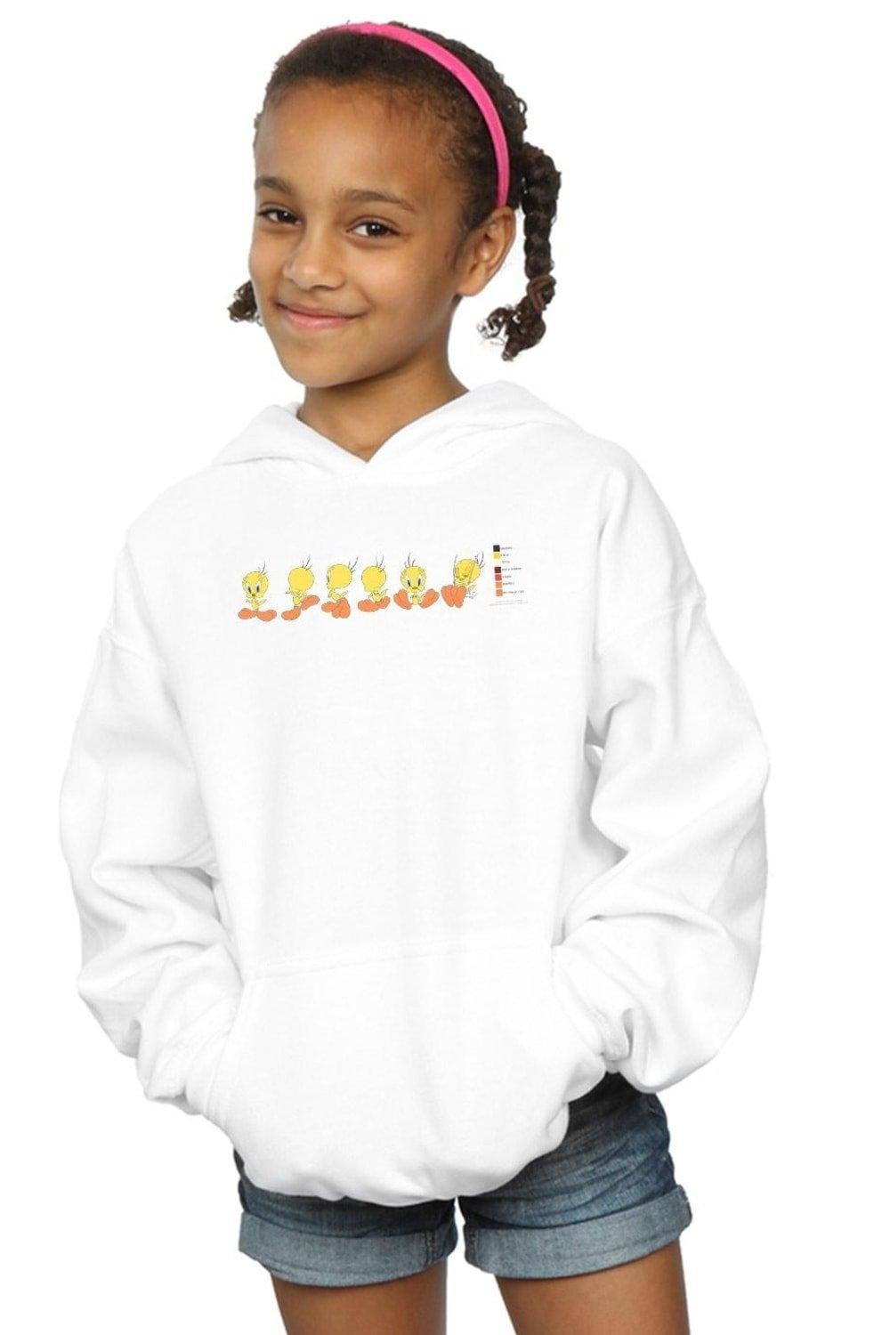 

Толстовка Tweety Pie Color Code Looney Tunes, белый