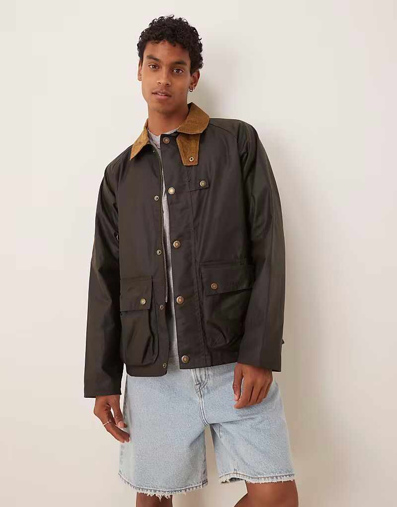 

Куртка Barbour Utility Spey Wax в оливковом цвете