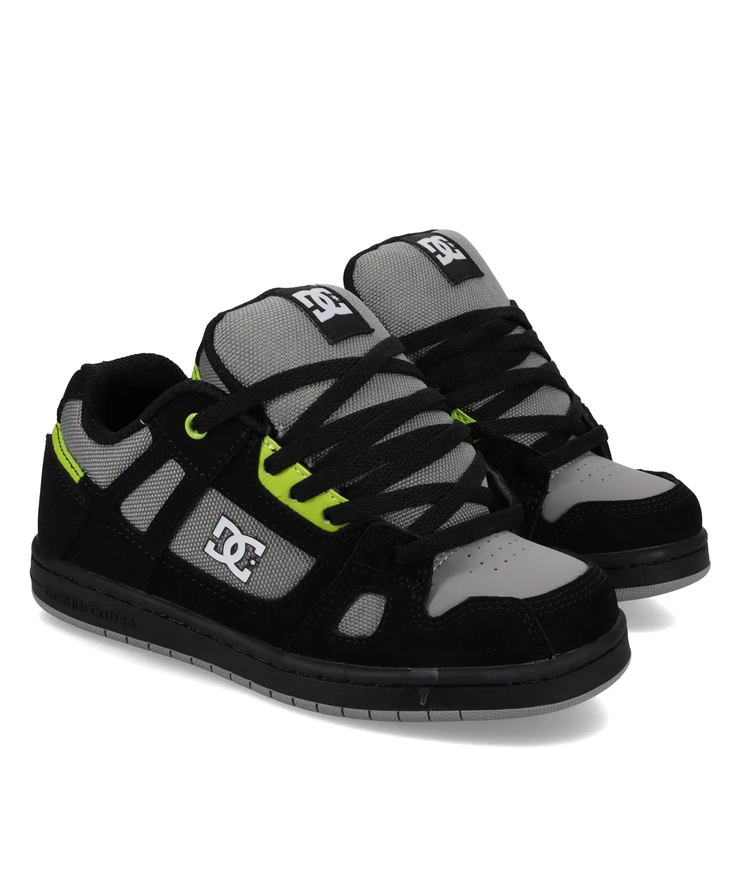 Детские кроссовки DC SHOES Ks STAG с логотипом серые