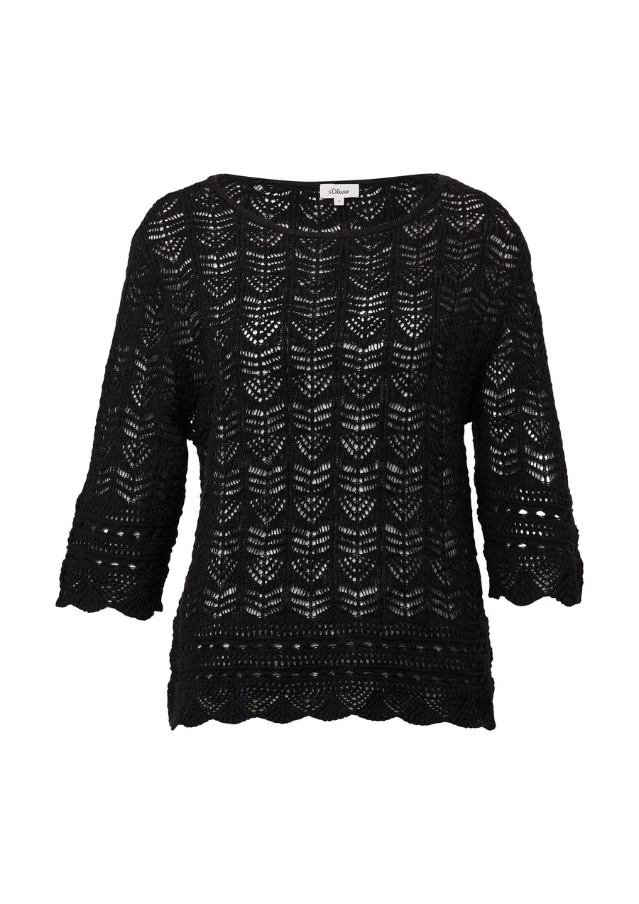 

Свитер s.Oliver Ajour, Black