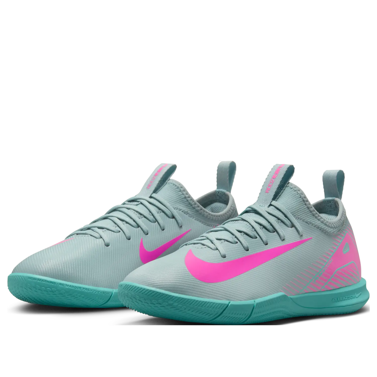 Кроссовки (GS) Nike Jr. Mercurial Vapor 16 Academy 'Ocean Cube Pink Blast' — фото 3