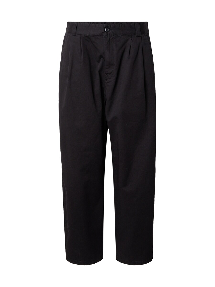 

Брюки свободного кроя со складкой спереди Carhartt WIP Marv, черный