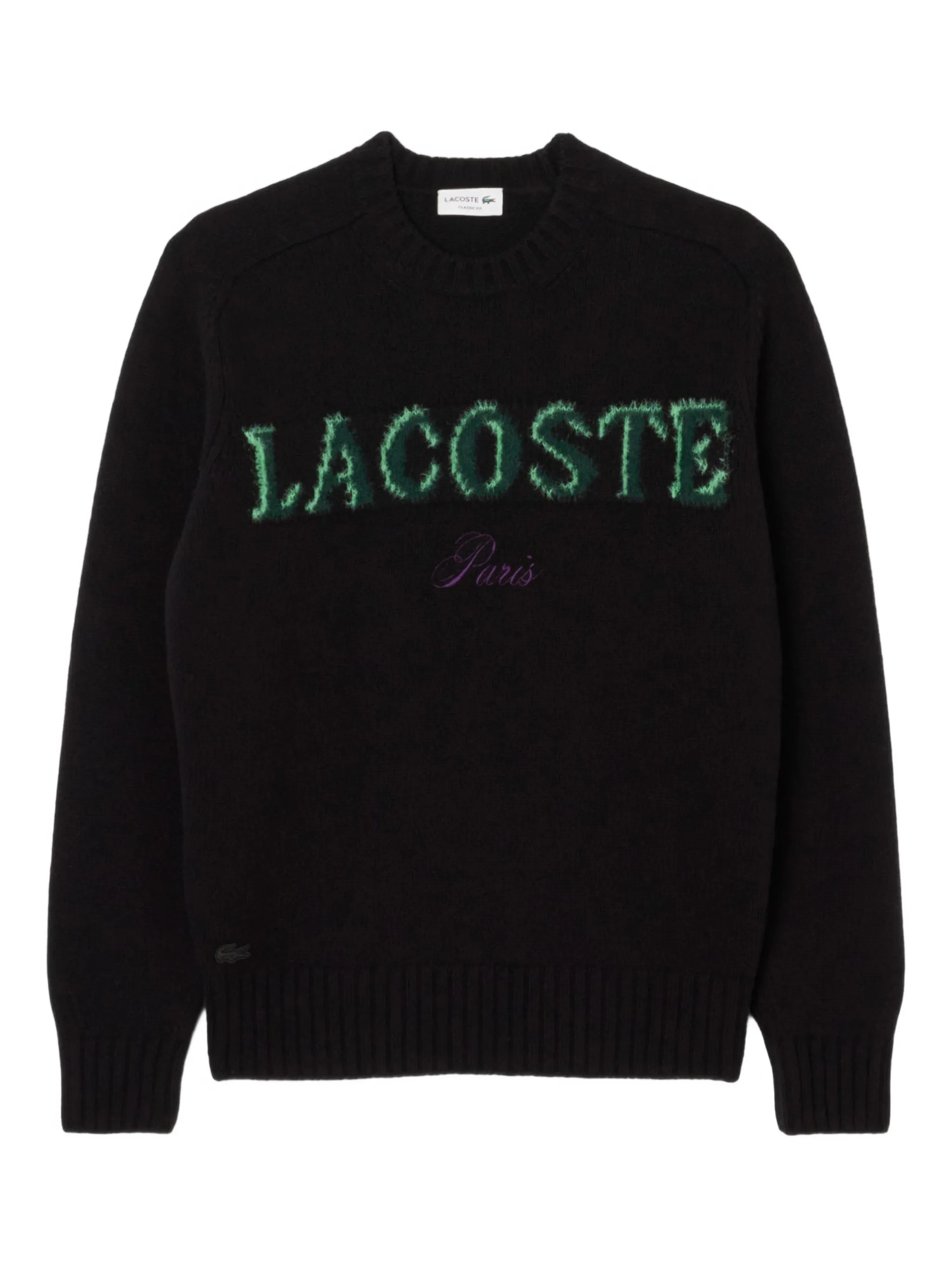 

Свитер с логотипом Lacoste, черный