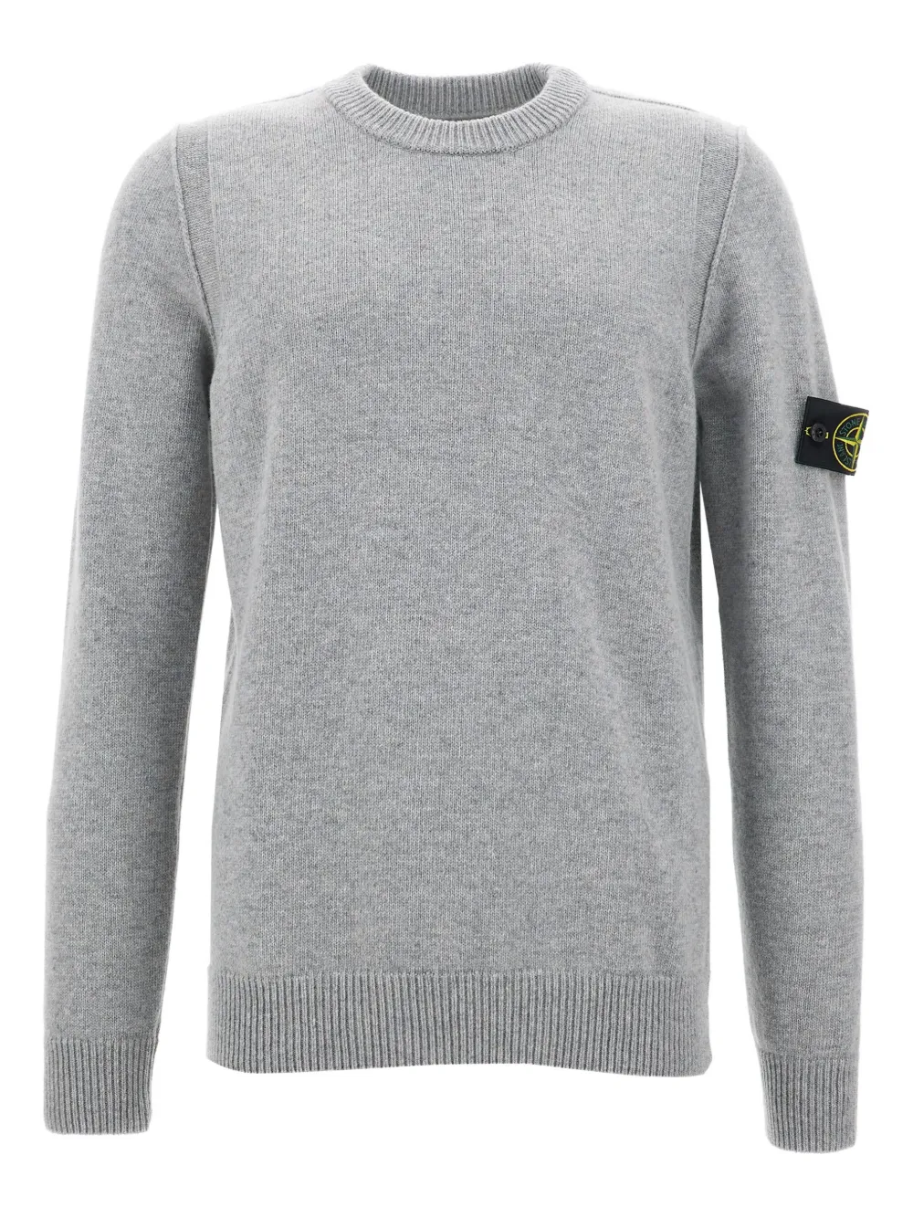 

Свитер с логотипом Stone Island, серый