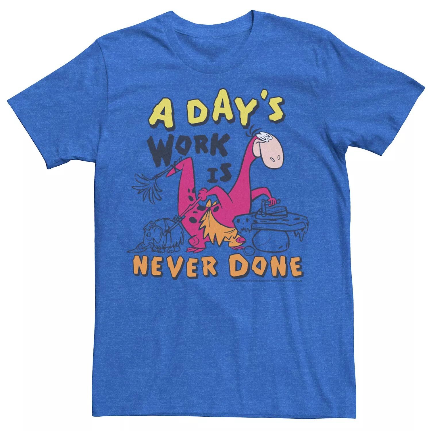 

Мужская футболка The Flintstones Dino A Day's Work Tee Licensed Character